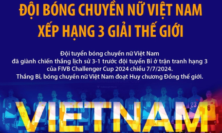 Thông tin chi tiết về đội bóng chuyền nữ Việt Nam xếp hạng 3 giải thế giới