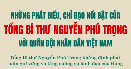 Những phát biểu, chỉ đạo nổi bật của Tổng Bí thư Nguyễn Phú Trọng với Quân đội nhân dân Việt Nam