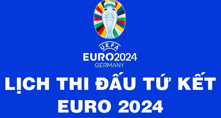 Lịch thi đấu tứ kết EURO 2024