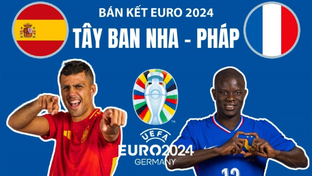 Bán kết EURO 2024: Tây Ban Nha - Pháp