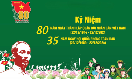 Hướng dẫn Tuyên truyền kỷ niệm 80 năm Ngày thành lập Quân đội nhân dân Việt Nam và 35 năm Ngày hội Quốc phòng toàn dân