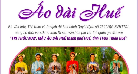 Áo dài Huế - Di sản Văn hóa phi vật thể Quốc gia