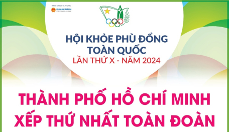 Hội khỏe Phù Đổng toàn quốc lần thứ X: Thành phố Hồ Chí Minh xếp thứ Nhất toàn đoàn