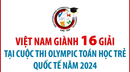 Việt Nam giành 16 giải tại cuộc thi Olympic Toán học trẻ quốc tế năm 2024