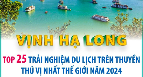 Trải nghiệm du lịch trên thuyền ở Hạ Long: Top 25 trải nghiệm du lịch trên thuyền thú vị nhất thế giới năm 2024