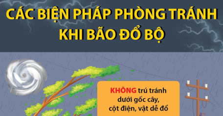 Các biện pháp phòng tránh trước khi bão đổ bộ