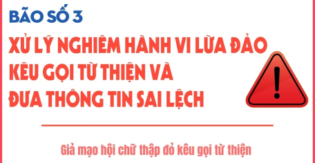 Bão số 3: Xử lý nghiêm hành vi lừa đảo kêu gọi từ thiện và đưa thông tin sai lệch