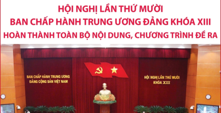 Hội nghị lần thứ 10 Ban Chấp hành Trung ương Đảng khóa XIII hoàn thành toàn bộ nội dung, chương trình đề ra