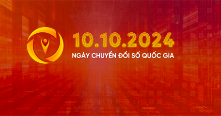 Bộ nhận diện hưởng ứng Ngày Chuyển đổi số quốc gia 10.10.2024