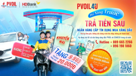 Ra mắt ứng dụng PVOIL 4U mua xăng trước trả tiền sau