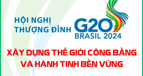 Hội nghị thượng đỉnh G20: Xây dựng thế giới công bằng và hành tinh bền vững