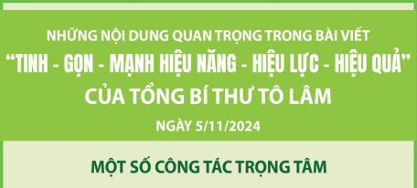 Tổng Bí thư Tô Lâm nêu một số giải pháp trọng tâm để khẩn trương thực hiện tinh gọn tổ chức bộ máy của hệ thống chính trị