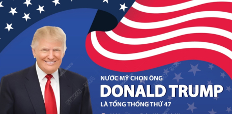 Nước Mỹ chọn ông Donald Trump là tổng thống thứ 47