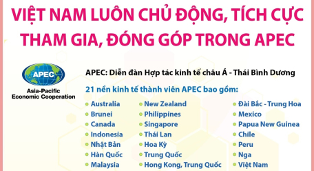 Việt Nam luôn chủ động, tích cực tham gia, đóng góp trong APEC