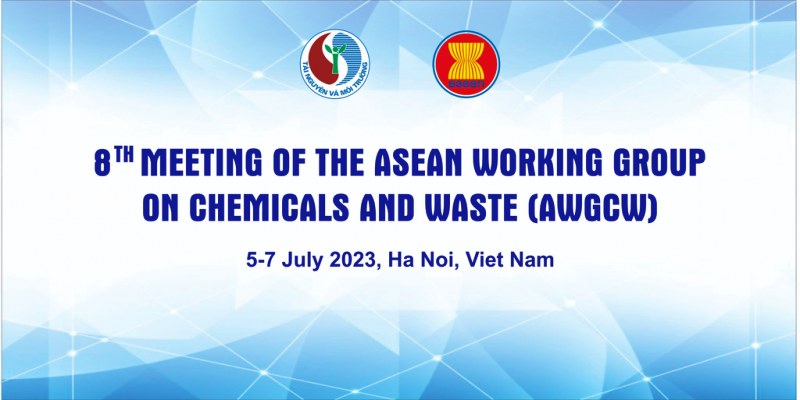 Hội nghị lần thứ 8 Nhóm công tác ASEAN về hóa chất và chất thải diễn ra từ 5 - 7/7