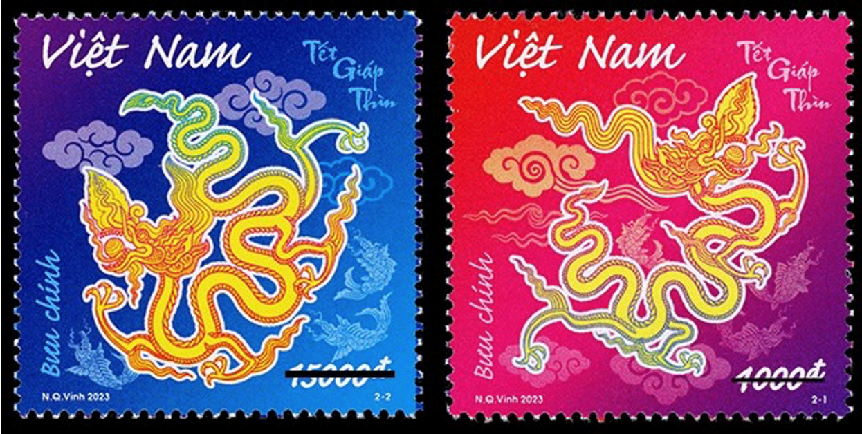 Phát hành bộ tem bưu chính "Tết Giáp Thìn" 2024