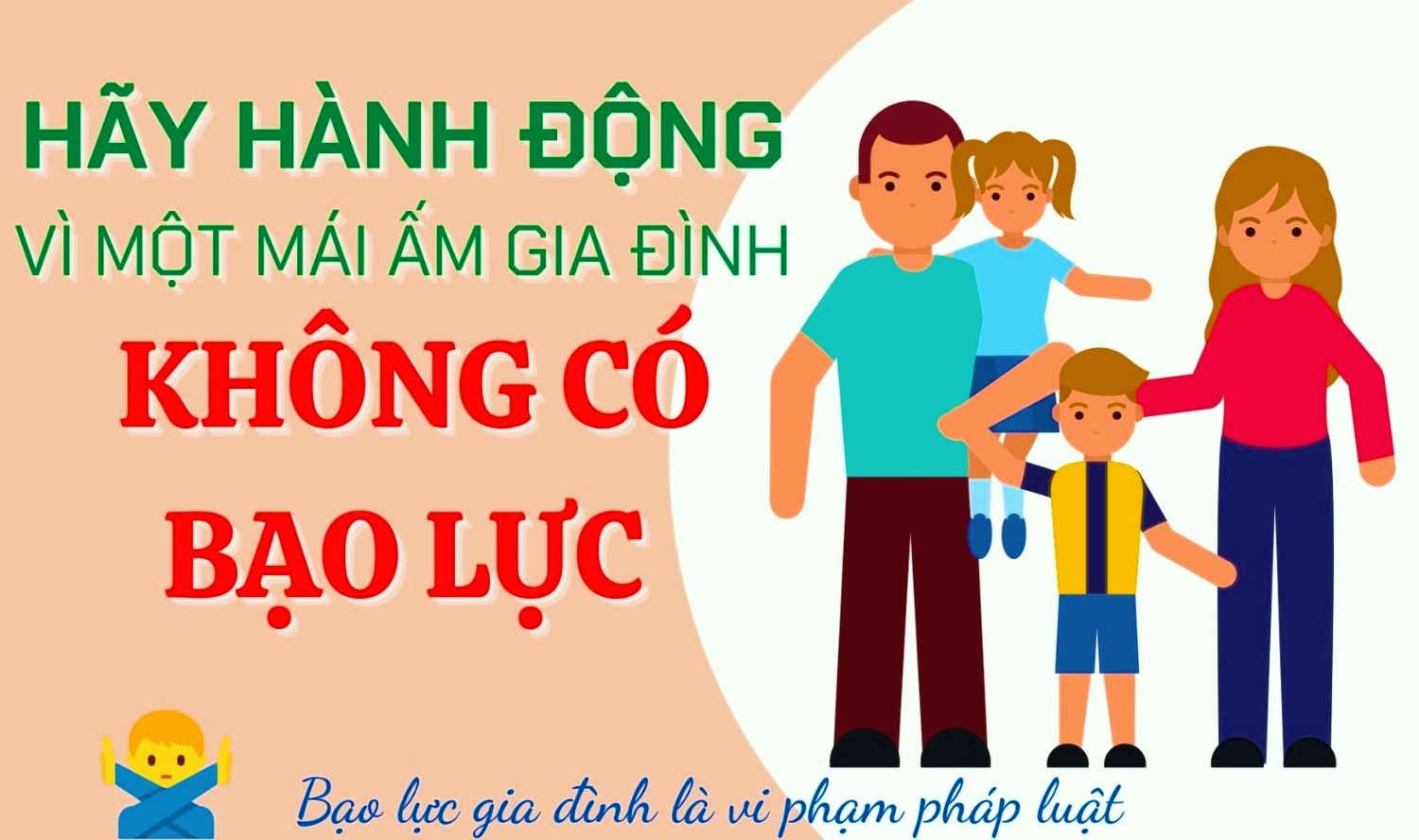 Chấm dứt bạo lực, vun đắp yêu thương