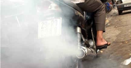 Mô tô, xe gắn máy phải kiểm định khí thải từ ngày 1/1/2025