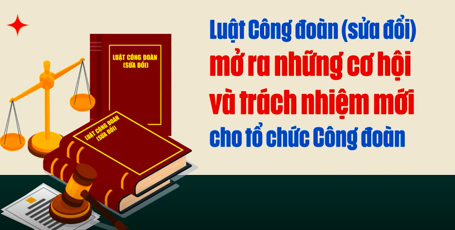 Sớm triển khai những điểm mới của Luật Công đoàn 2024